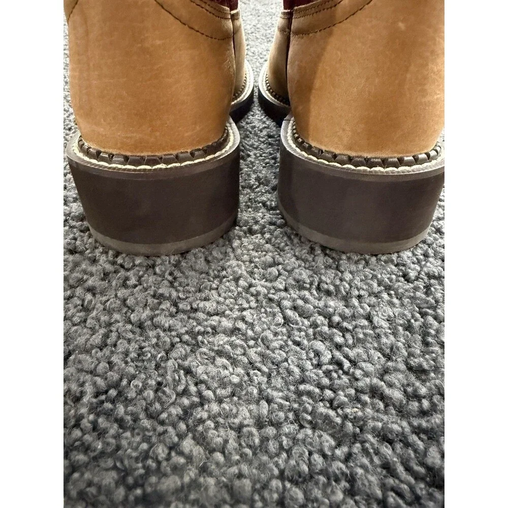 Ariat Fatbaby Heritage Women Size 7.5B Boot Burgundy Tan Cowgirl Boot 10026116